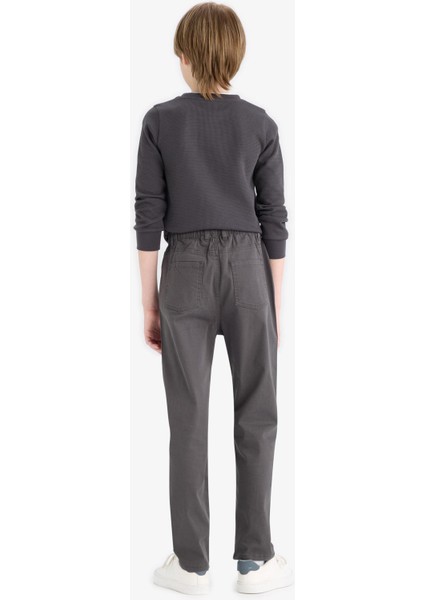 Erkek Çocuk Düz Paça Gabardin Okul Pantolonu U3254A625AU