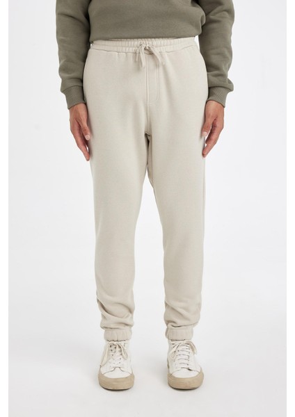 Relax Fit Kalın Jogger Eşofman Altı Basic Düz Beli Bağcıklı Lastikli Paça Cepli U7438AZ24AU fırsatları