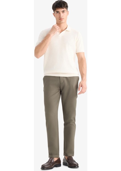 Jogger Fermuarlı Paça Yazlık Kumaş Pantolon E4779AX25SM modelleri