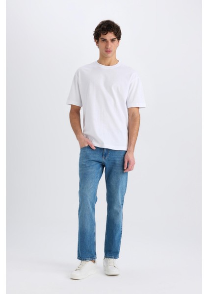 Sergio Regular Fit Normal Kalıp Normal Bel Boru Paça Jean Pantolon E8505AX24WN
