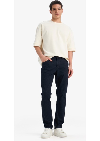 Pedro Slim Fit Dar Kalıp Normal Bel Dar Paça Jean Pantolon E8853AX25SP