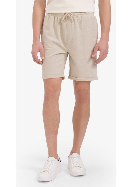 Regular Fit Dokulu Basic Düz Bermuda Şort E2606AX25SM fiyatları