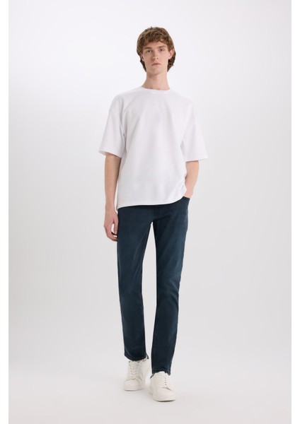 Pedro Slim Fit Dar Kalıp Normal Bel Dar Paça Jean Pantolon R8791AZ25SP fiyatları