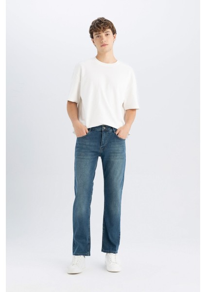 Sergio Regular Fit Normal Kalıp Normal Bel Boru Paça Jean Pantolon R9026AZ24AU