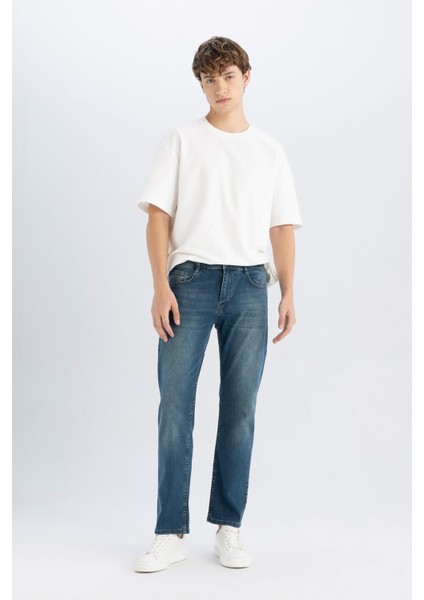 Sergio Regular Fit Normal Kalıp Normal Bel Boru Paça Jean Pantolon R9026AZ24AU modelleri