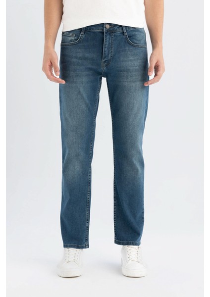 Sergio Regular Fit Normal Kalıp Normal Bel Boru Paça Jean Pantolon R9026AZ24AU fırsatları