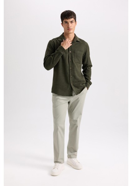 Regular Fit Normal Kesim Yazlık Düz Paça Chino Kanvas Pantolon D7349AX25SP fiyatları