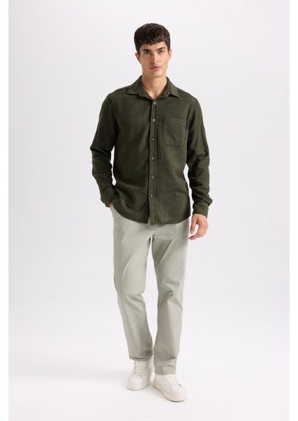 Regular Fit Normal Kesim Yazlık Düz Paça Chino Kanvas Pantolon D7349AX25SP modelleri