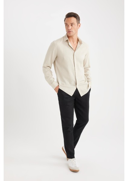 Yazlık Jogger Keten Düz Paça Pantolon D7542AX25SP fiyatları