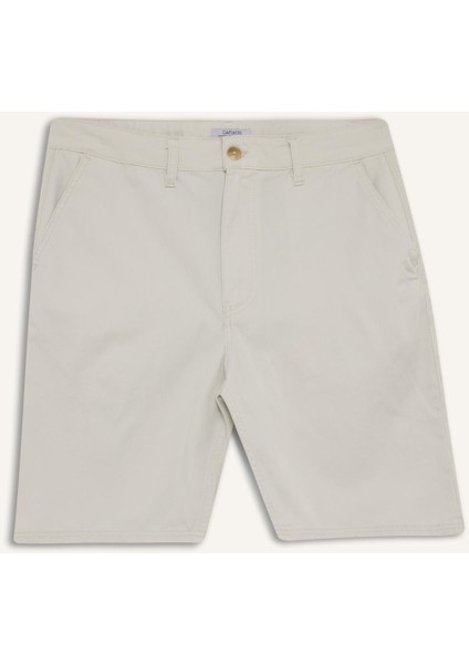 %100 Pamuk Regular Fit Bermuda Şort E1231AX25SM