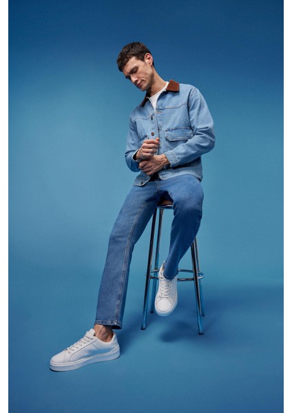 Diago Comfort Fit Rahat Kalıp Yüksek Bel Geniş Paça Jean Pantolon D9839AX25SP modelleri