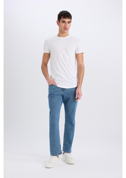 Diago Comfort Fit Rahat Kalıp Yüksek Bel Geniş Paça Jean Pantolon D9839AX25SP fırsatları