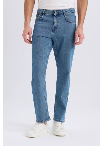 Diago Comfort Fit Rahat Kalıp Yüksek Bel Geniş Paça Jean Pantolon D9839AX25SP