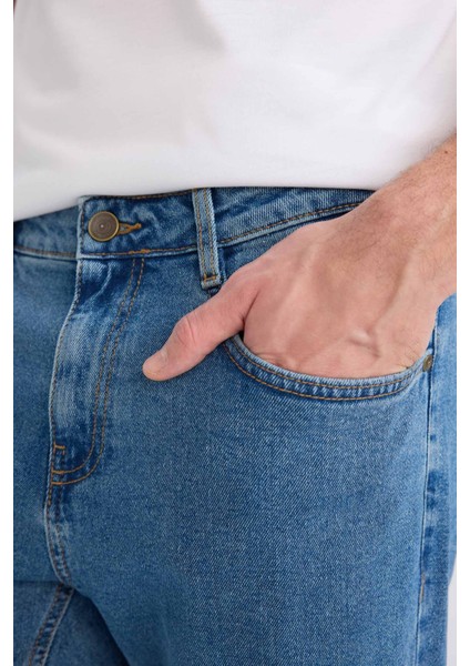 Diago Comfort Fit Rahat Kalıp Yüksek Bel Geniş Paça Jean Pantolon D9839AX25SP