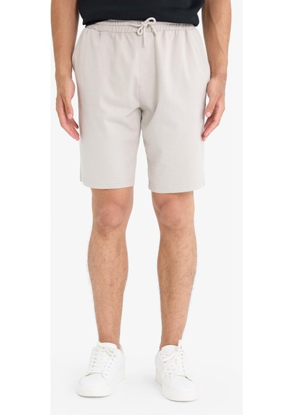 Slim Fit Dar Kesim Cepli Pamuklu Basic Düz Bermuda Şort W1105AZ25SP fırsatları