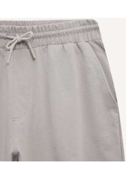 Slim Fit Dar Kesim Cepli Pamuklu Basic Düz Bermuda Şort W1105AZ25SP