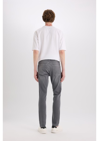Carlo Skinny Fit Ekstra Dar Kalıp Normal Bel Ekstra Dar Paça Jean Pantolon E2740AX25SP