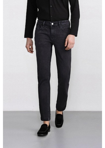 Carlo Skinny Fit Ekstra Dar Kalıp Normal Bel Ekstra Dar Paça Siyah Jean Pantolon S2285AZ25SP indirimleri