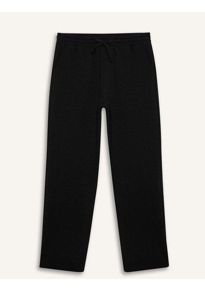 Beli Bağcıklı Wide Leg Geniş Paça Eşofman Altı E5212AX25SM