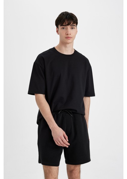 Regular Fit Düz Paça Basic Düz Şort B8672AX24SM fırsatları