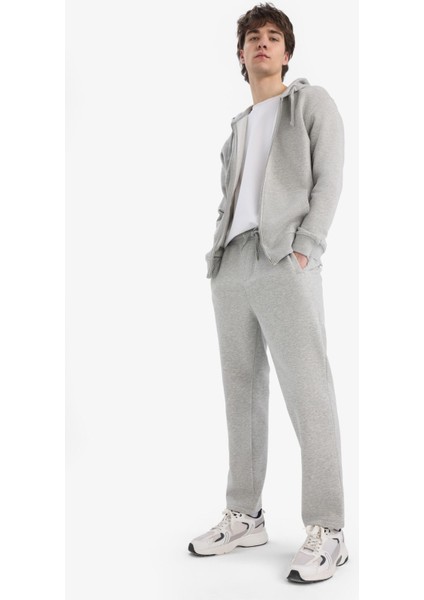 Regular Fit Fleto Cepli Düz Paça Kalın Eşofman Altı D7601AX25SP fiyatları