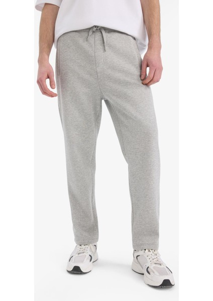 Regular Fit Fleto Cepli Düz Paça Kalın Eşofman Altı D7601AX25SP fırsatları
