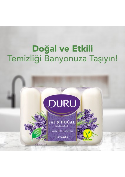 Saf & Doğal Lavanta 16 Adet Güzellik Sabunu 4x280gr modelleri