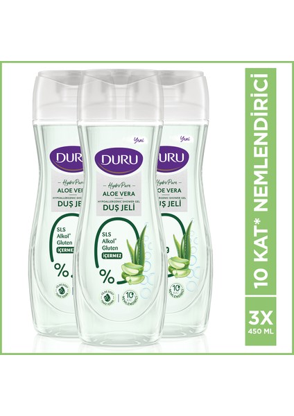 Hydro Pure Aloevera Duş Jeli 3x450ml