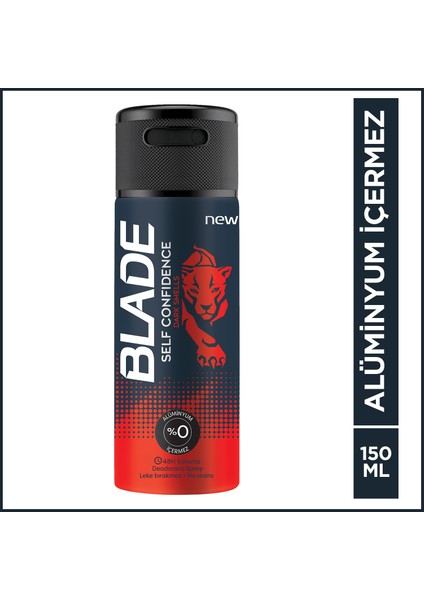Self Confidince Erkek Deodorant 150 Ml Hızlı Kurur, Leke Bırakmaz