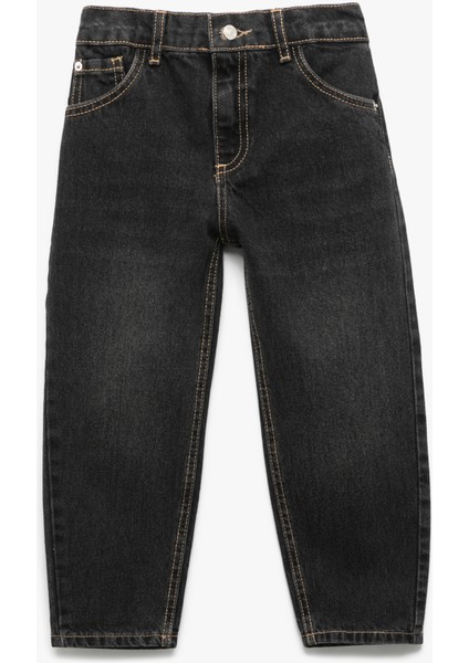 Rahat Kesim Pamuklu Denim Pantolon