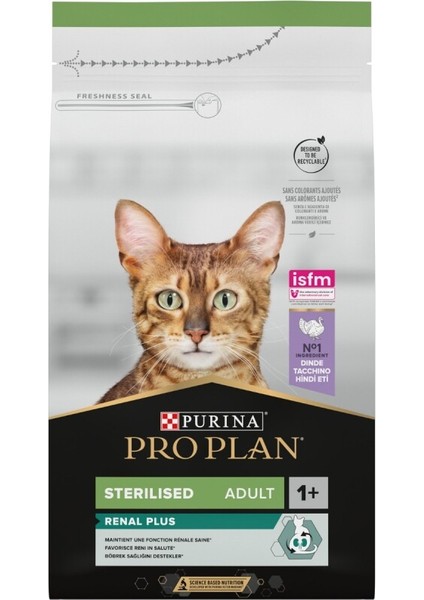 Pro Plan Sterilised Kısırlaştırılmış Kediler Için Hindili Kedi Maması 3 kg