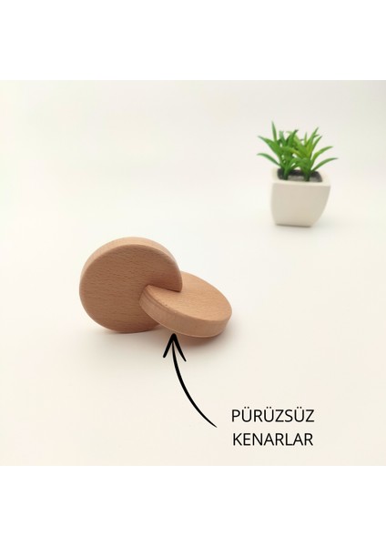 Ahşap Montessori Geçmeli Diskler | Bebekler Için Motor ve Kavrama Becerilerini Destekleyen Eğitici Oyuncak | 2 Ay+ Bebekler Için Ahşap Kavrama Oyuncağı modelleri