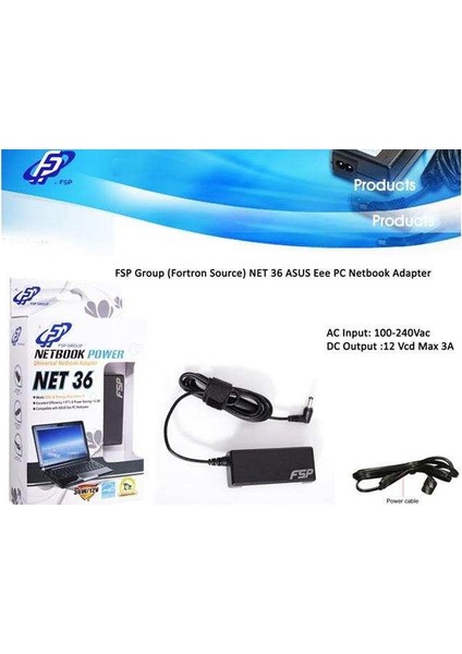 Net36 36W Asus Notebook Standart Adaptör