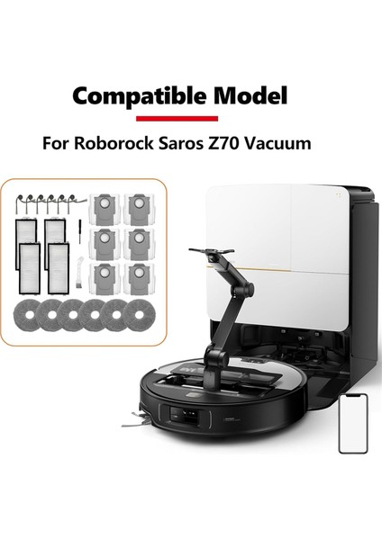 Roborock Saros Z70 Robot Süpürge Yedek Parçaları (Yurt Dışından) modelleri
