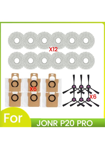Jonr P20 Pro Robot Süpürge Aksesuarları Için 24 Adet (Yurt Dışından)