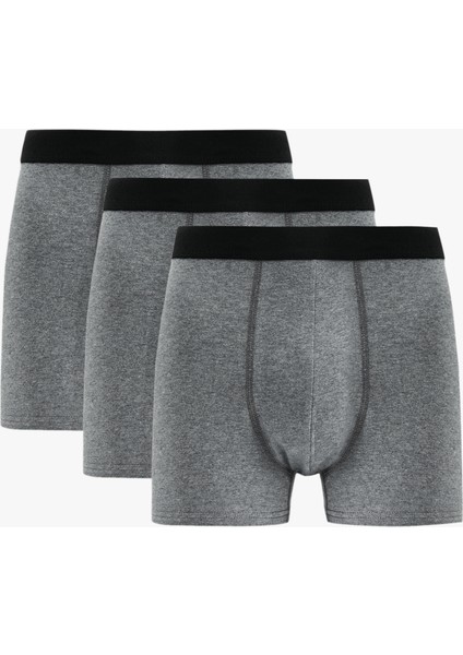 Pamuklu Basic 3'lü Boxer Seti