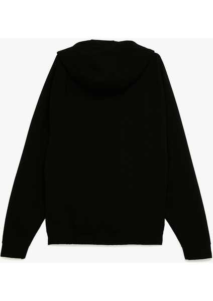 Kanguru Cepli Lastik Detaylı Uzun Kollu Kapüşonlu Sweatshirt fırsatları