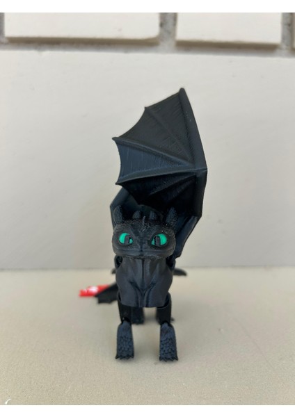 Dişsiz - Toothless - Ejderhanı Nasıl Eğitirsin Hareketli Figürü - 20cm