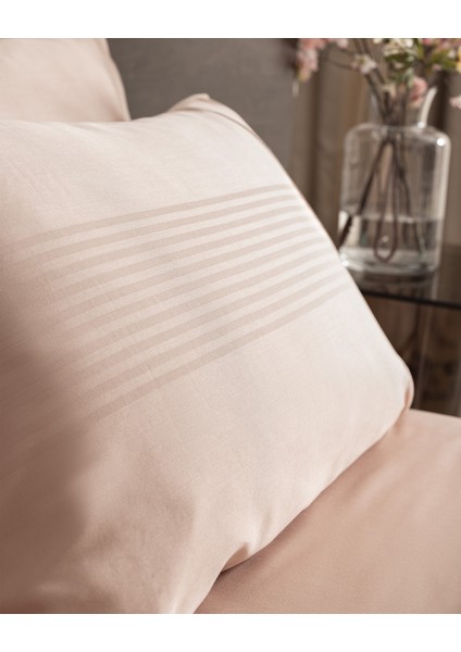 Reverie King Size Bambu Armürlü Nevresim Takımı - Somon indirimleri