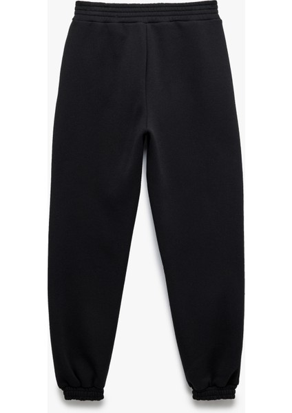 Fermuarlı Cepli Beli Lastikli Şardonlu Jogger Eşofman Altı fırsatları