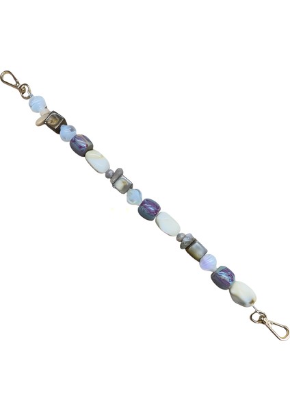 Akrilik Boncuklu Çanta Sapı 38 cm B11T