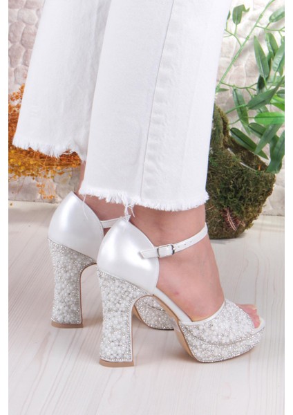 2280 Jena Platform Taban Yüksek Topuklu Özel Tasarım Kadın Ayakkabı fırsatları