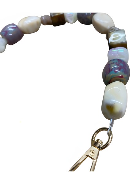 Akrilik Boncuklu Çanta Sapı 38 cm B11T modelleri