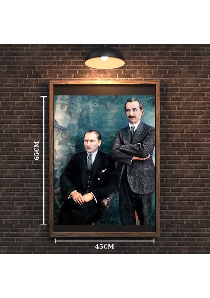 Atatürk Tablo Serisi 29 Çerçevesiz 45X65CM Pvc Tablo