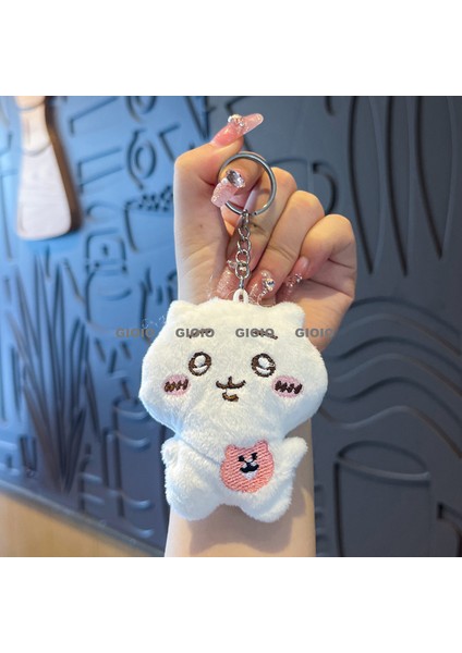 Sevimli Peluş Küçük Kolye Diy Takı Aksesuarları Broş Sırt Çantası Çekicilik Peluş Anahtarlık (Yurt Dışından)