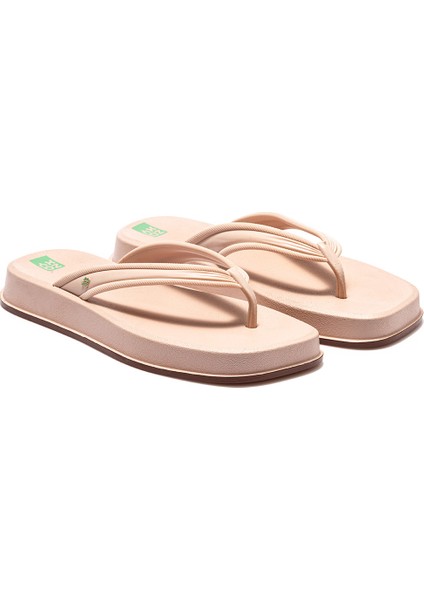 Atemporal Flatform Kadın Parmak Arası Terlik Pudra 35/42