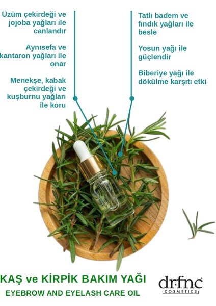 Kaş ve Kirpik Bakım Yağı 10 ml modelleri