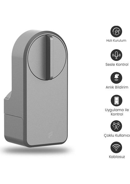 Akıllı Kapı Kilidi+Kumanda+Wifi-Bluetooth Gateway Kilit Set fırsatları