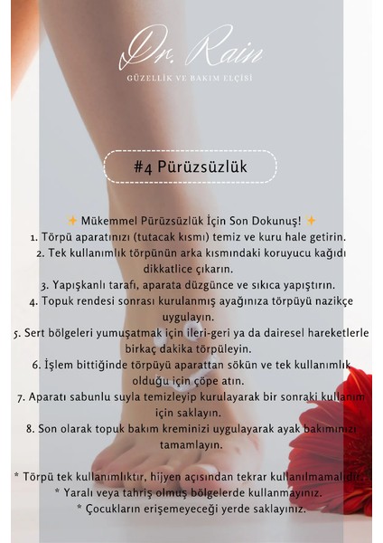Profesyonel Seri Topuk Çatlağı, Mantar ve Kuruluk Karşıtı Pedikür Spa Ayak Bakım Seti fiyatları