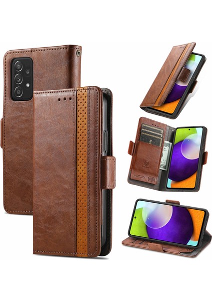 Samsung Galaxy A72 5g Cüzdan Kılıfı, Kart Tutucu, Rfıd Engelleme Destekli Pu Deri Kapaklı Kılıf ve Telefon Kılıfı ile Uyumlu (Yurt Dışından)